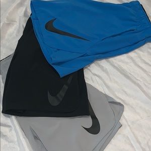 Nike Dri-Fit Flex shorts.  Black.  Size large.